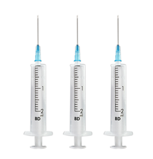 BD 2ml一次性注射器301940